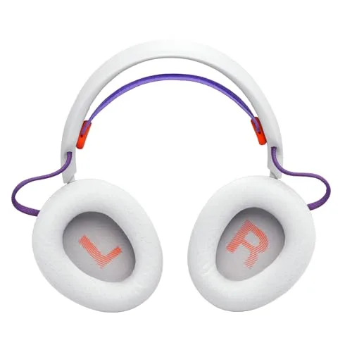 JBL ▫️ Quantum 650, Auscultadores sem fios para jogos, Branco 6