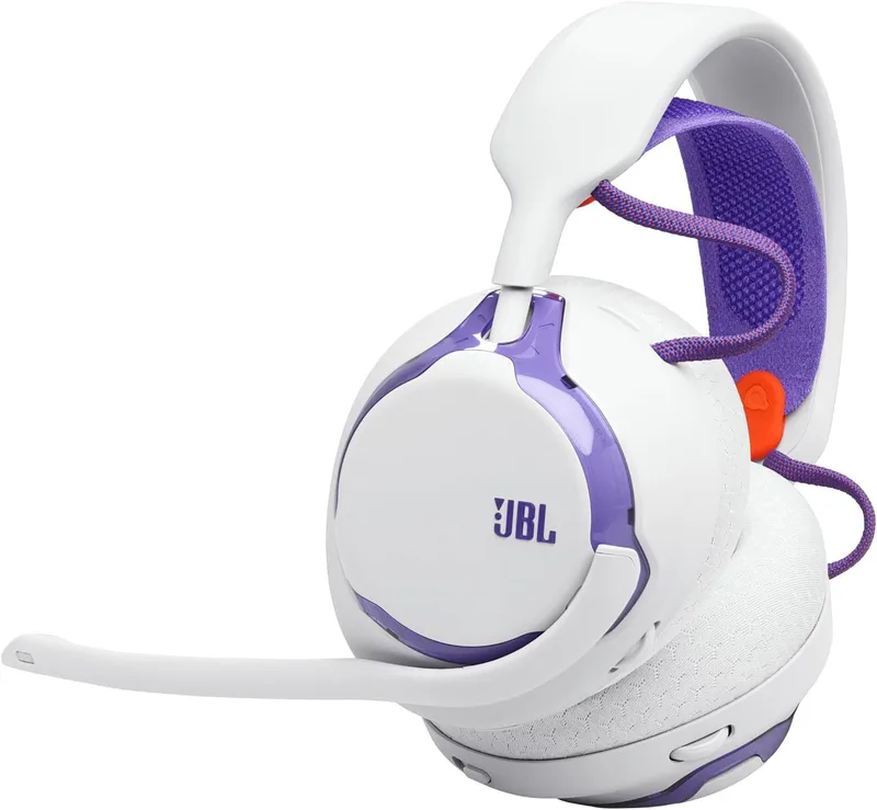 JBL ▫️ Quantum 650, Auscultadores sem fios para jogos, Branco