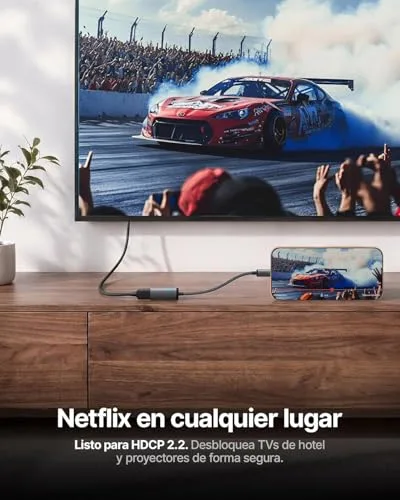 INIU ▫️ Adaptador USB-C para HDMI, Certificação HDMI Oficial 4K a 60 Hz 6
