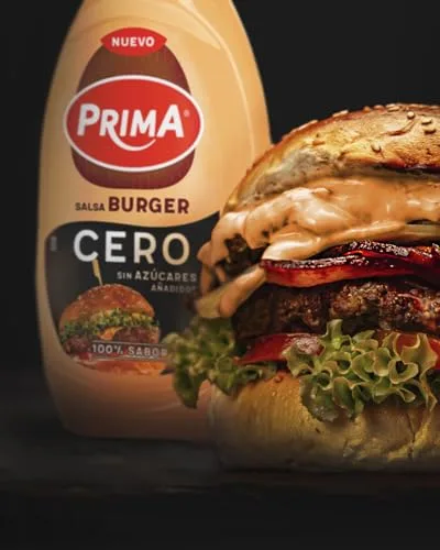 Prima ▫️ Salsa Burger Cero, sem açúcares adicionados, 260 g 3