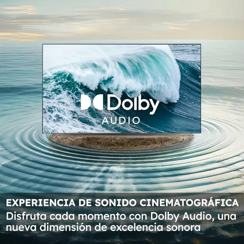 Haier ▫️ QLED 4K UHD H55S81FUX - 55", Smart TV, Google TV, Dolby Audio, HDR 10, comando remoto inteligente, Google Assistant, Bluetooth 5.1, 120 Hz para jogos, USB 2.0, DBX TV, 4 portas HDMI 2.1, ecrã sem moldura, 2025 6
