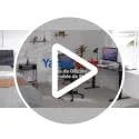 Yaheetech ▫️ Yaheetch Conjunto de 2 Cadeiras de Escritório em Malha com Função de Inclinação, Cor-de-rosa 7