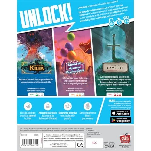 Asmodee ▫️ Unlock! Enchanted Adventures, Jogo de Mesa, A partir dos 10 anos 2