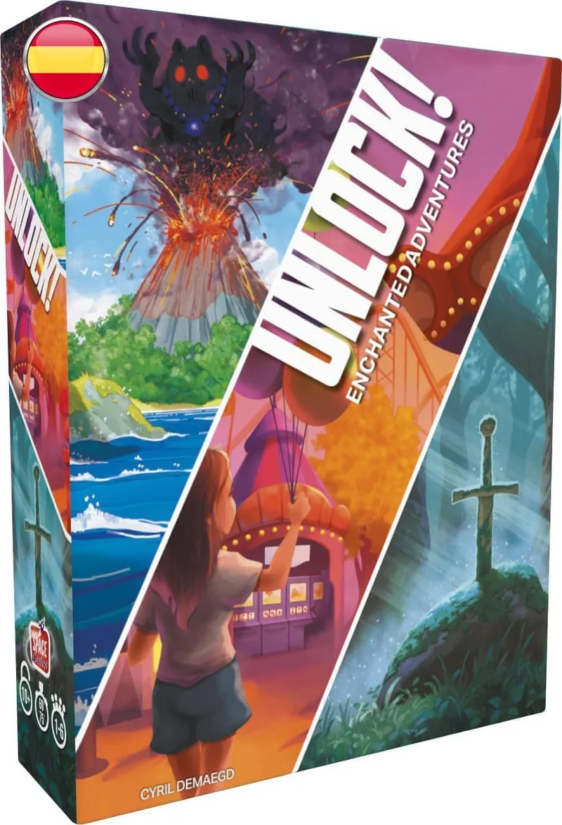 Asmodee ▫️ Unlock! Enchanted Adventures, Jogo de Mesa, A partir dos 10 anos