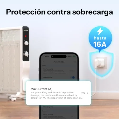 SONOFF ▫️ S61s Tomada Inteligente Wi-Fi 16 A/3840 W – Controlo Remoto e por Voz, Medidor de Consumo Elétrico, Temporizador, Compatível com Matter, Alexa, Google e Apple Home 5