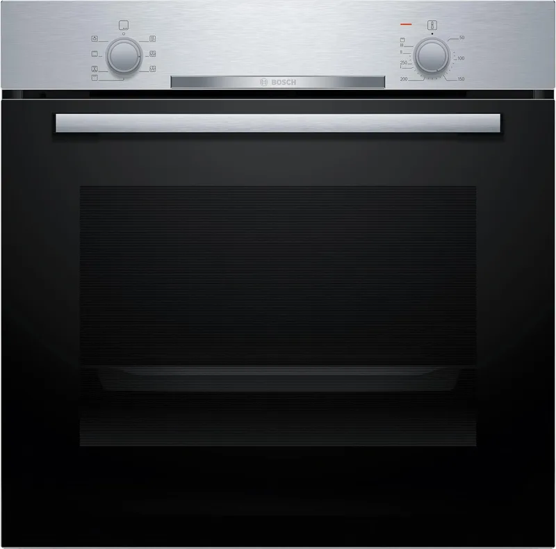 Bosch ▫️ Forno, Forno Série 2, 60 cm de largura, 5 modos de aquecimento, preto, HBA510BR4