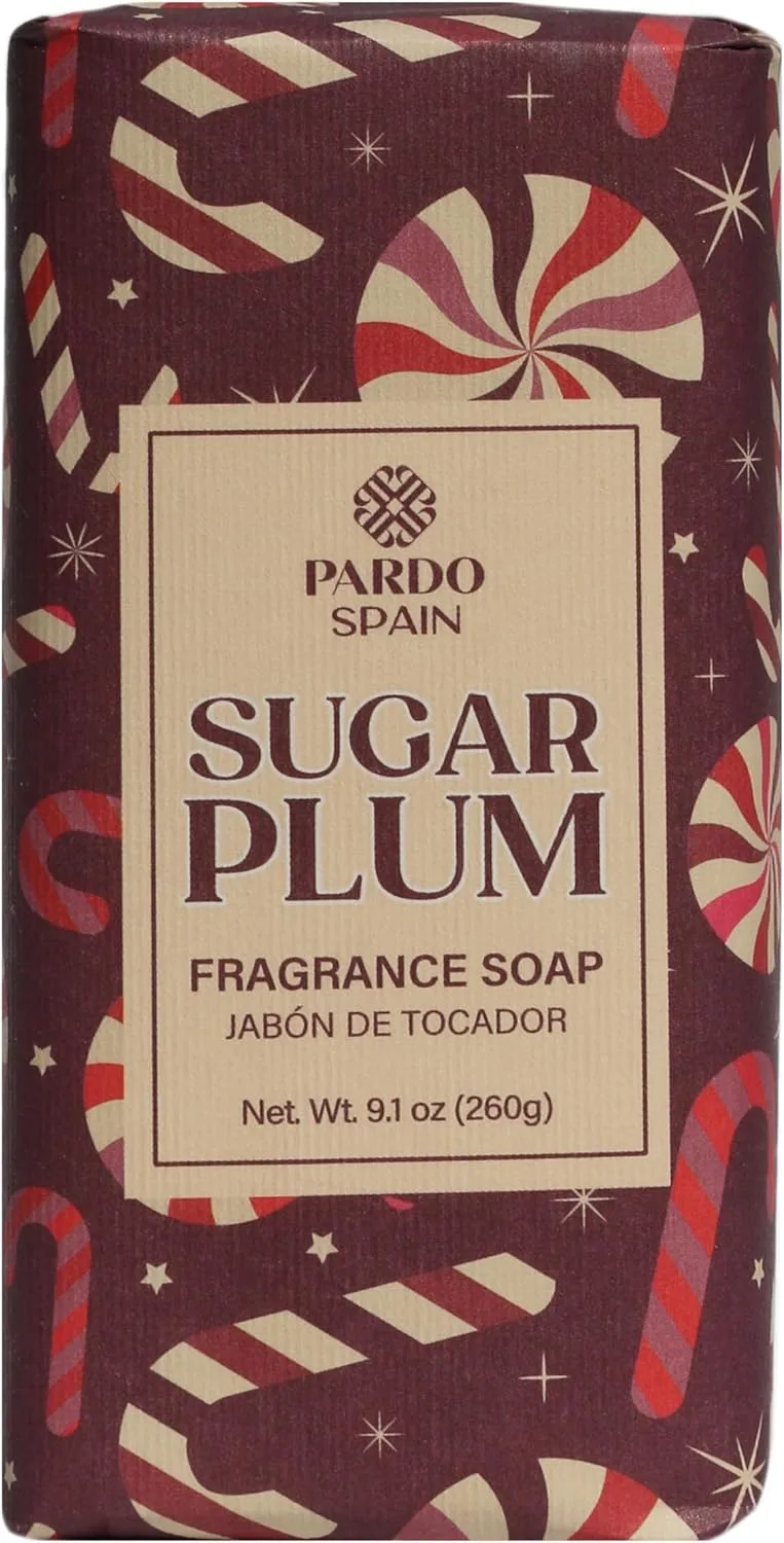 Pardo ▫️ CHRISTMAS - SABONETE DE AMÊNDOAS DE AÇÚCAR DE NATAL 260g. Sabonete de mão em forma sólida com o doce aroma dos doces de Natal.
