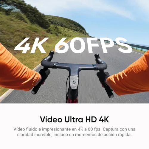 Insta360 ▫️ GO Ultra Pack de Ciclismo Profissional - Pequena câmara 4K mãos-livres, leve e portátil, excelente desempenho em condições de pouca luz, montagem versátil, FlowState, 200 min de autonomia da bateria, à prova de água até 10 metros 5