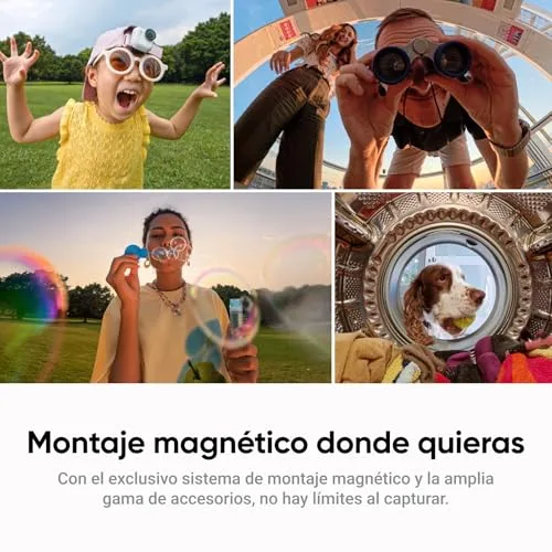 Insta360 ▫️ GO Ultra Pack de Ciclismo Profissional - Pequena câmara 4K mãos-livres, leve e portátil, excelente desempenho em condições de pouca luz, montagem versátil, FlowState, 200 min de autonomia da bateria, à prova de água até 10 metros 6