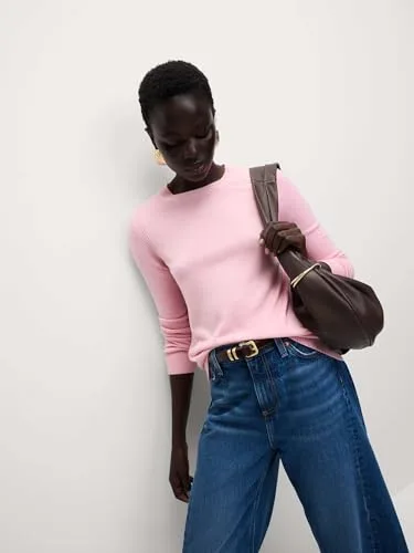 Marks & Spencer ▫️ Camisola supermacia de gola redonda para mulher, corte normal 3