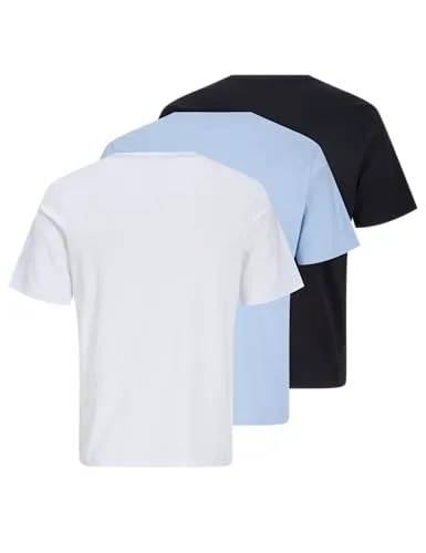 JACK & JONES ▫️ Jprblatommy Camiseta de manga curta Fst, pacote de 3, MP Jprblatommy Camiseta de manga curta Fst, pacote de 3, MP, Homem (Pacote de 3) 4
