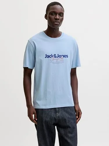 JACK & JONES ▫️ Camiseta Jorcassis SS de gola redonda Fst, pacote de 3 peças, MP Camiseta Jorcassis SS de gola redonda Fst, pacote de 3 peças, MP para homem (pacote de 3) 6