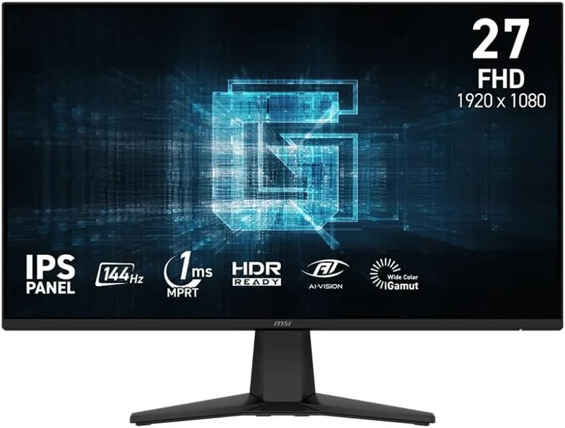 MSI ▫️ "Monitor para PC de jogos - - 27"" - FHD - 144 Hz - Painel IPS - 1 ms - G275L E14"