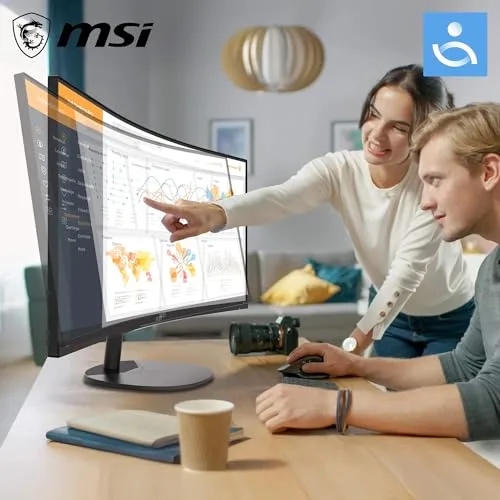 MSI ▫️ Pro MP341CQ E12 - Ecrã Curvo Profissional (34", UWQHD) 5