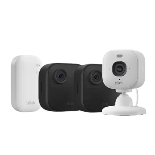 Blink ▫️ Câmara Outdoor 4 + Câmara Mini 2K+ (Branca), com Módulo Sync Core incluído 2