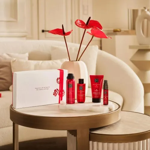 RITUALS ▫️ Conjunto de presente «O Ritual do Ayurveda», tamanho pequeno, caixa de presente com produtos de higiene pessoal com óleo de rosa indiana e amêndoas doces | Fragrância equilibrada 2