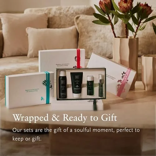 RITUALS ▫️ Conjunto de presente «O Ritual do Ayurveda», tamanho pequeno, caixa de presente com produtos de higiene pessoal com óleo de rosa indiana e amêndoas doces | Fragrância equilibrada 5