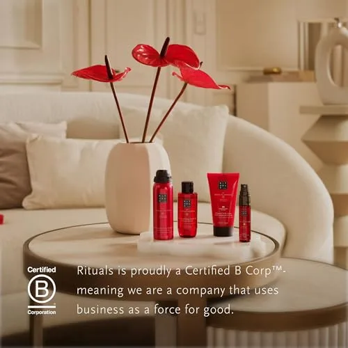 RITUALS ▫️ Conjunto de presente «O Ritual do Ayurveda», tamanho pequeno, caixa de presente com produtos de higiene pessoal com óleo de rosa indiana e amêndoas doces | Fragrância equilibrada 6
