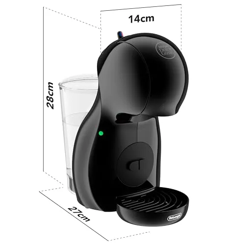Nescafé Dolce Gusto ▫️ De'Longhi Piccolo XS EDG210.AB, Máquina de café de cápsulas com design compacto, desligamento automático, bebidas quentes e frias, 15 bar de pressão, preta 4