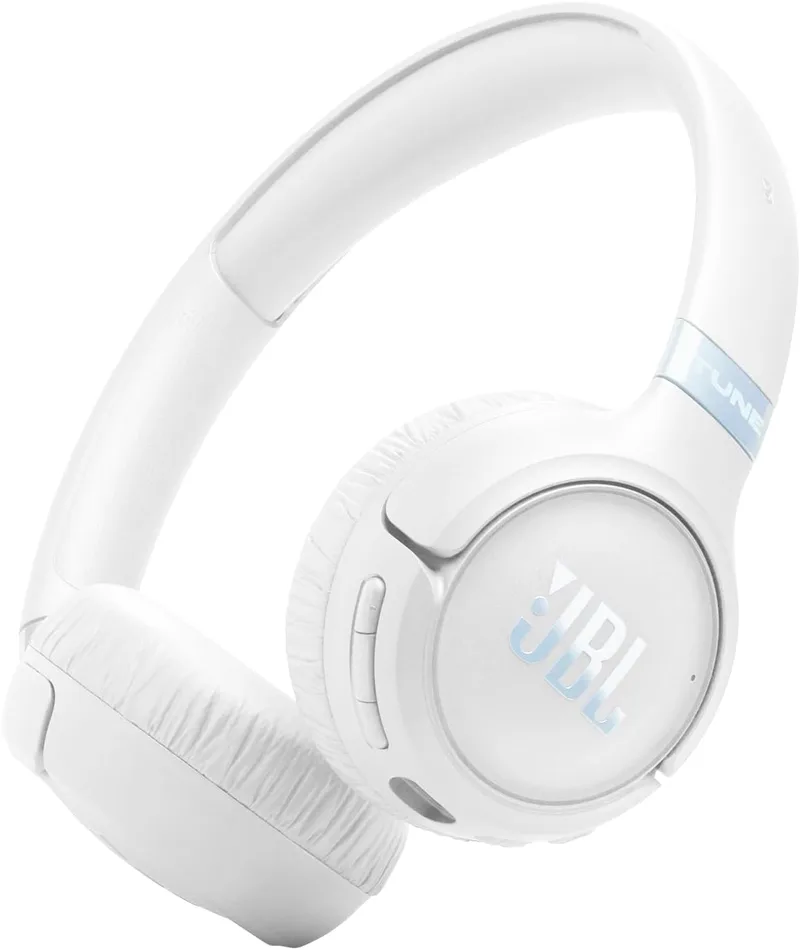 JBL ▫️ Tune 680NC, Auscultadores supra-auriculares sem fios com Bluetooth, Branco | Ligação multiponto com Bluetooth 6.0, 76 horas de reprodução, cancelamento de ruído, Google Fast Pair, Microsoft Swift Pair