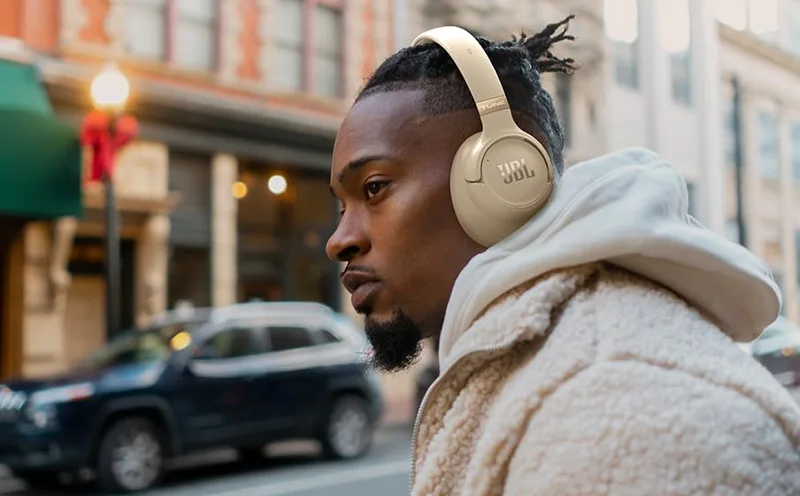 JBL ▫️ Tune 780NC, Auscultadores circumaurais sem fios com Bluetooth, bege 4