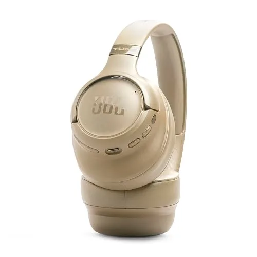 JBL ▫️ Tune 780NC, Auscultadores circumaurais sem fios com Bluetooth, bege 5