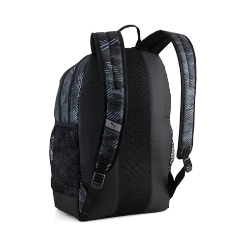PUMA ▫️ Mochila Academy com estampado integral, 29 l, tamanho único, Flat Medium Gray Camouflage AOP 2
