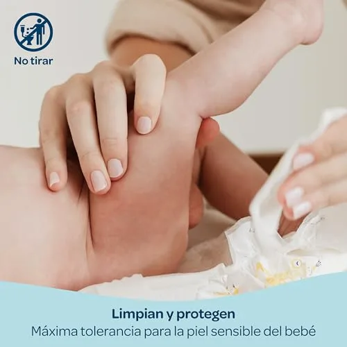 Biolane ▫️ ​- Toalhitas Pure Water para bebé, 384 toalhitas (8 embalagens de 48 unidades), 99 % de água purificada, apenas 4 ingredientes, sem perfume, pele sensível, recém-nascidos, fibras 100 % vegetais, sem plástico 3