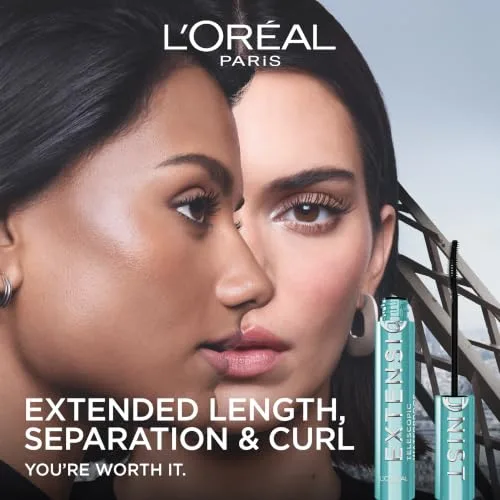 L'Oreal Paris ▫️ L'Oréal Paris Rímel Telescopic Waterproof Extensionist, Preto 3