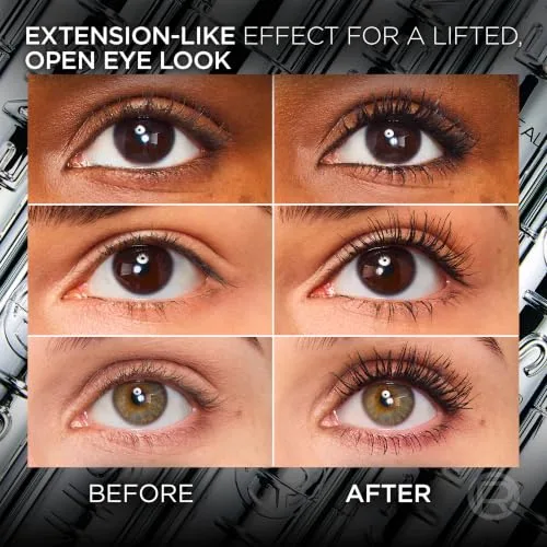 L'Oreal Paris ▫️ L'Oréal Paris Rímel Telescopic Waterproof Extensionist, Preto 6