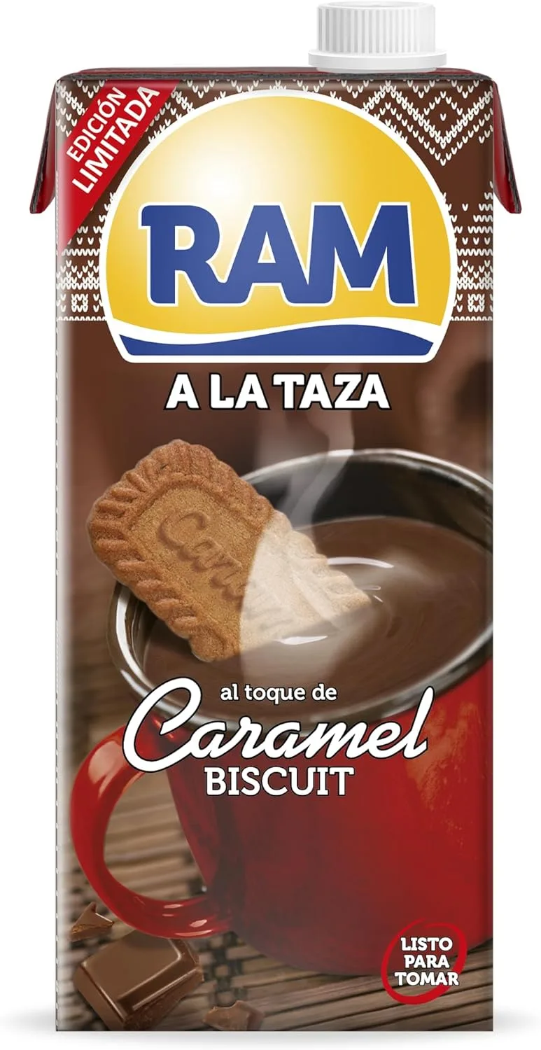 RAM ▫️ Chocolate a la taza com um toque de CARAMEL BISCUIT 1L
