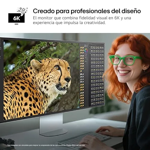 LG ▫️ Monitor Ultrafine 32U990A-S - 32'', 6K (6144 x 3456), Prateado 5