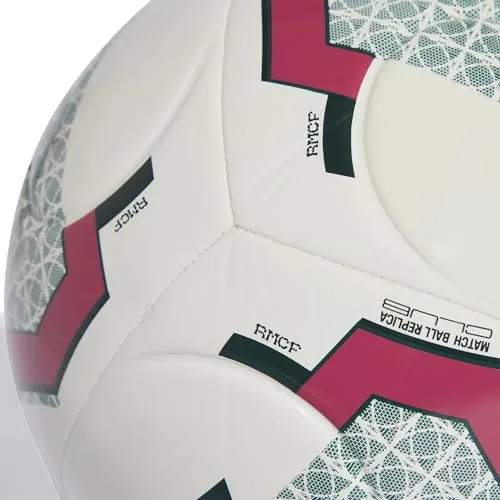 adidas ▫️ Bola de recreação Unissexo para Adultos Real Madrid Home Club, Branco/Aurora Ivy, 5 4