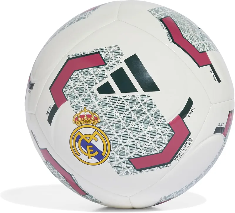 adidas ▫️ Bola de recreação Unissexo para Adultos Real Madrid Home Club, Branco/Aurora Ivy, 5