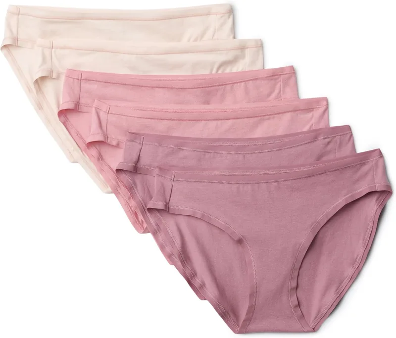 Amazon Essentials ▫️ Calcinhas de biquíni de algodão para mulheres (disponível em tamanhos grandes)