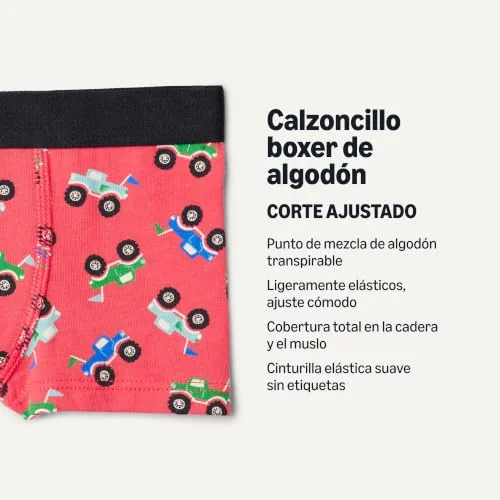 Amazon Essentials ▫️ Cuecas boxer de malha de algodão para crianças 2