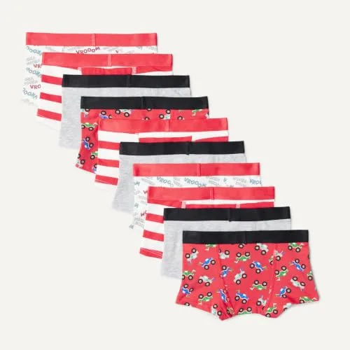 Amazon Essentials ▫️ Cuecas boxer de malha de algodão para crianças 3
