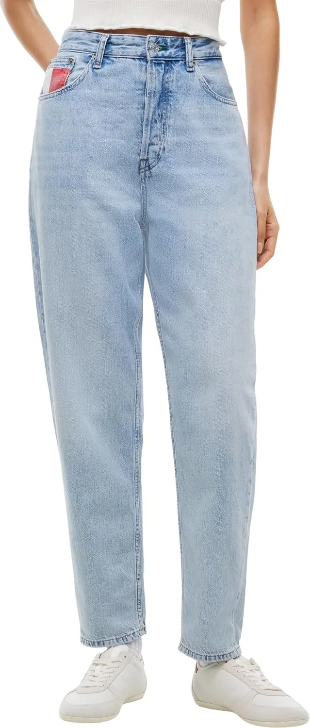Tommy Jeans ▫️ Mom Jean Uh TPR RWB CBF Cj6013 Dw0dw23467 - Justa para mulher