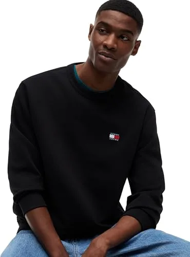 Tommy Jeans ▫️ TJM Reg Badge Crew Ext Dm0dm21921 Camisola sem botões para homem 3
