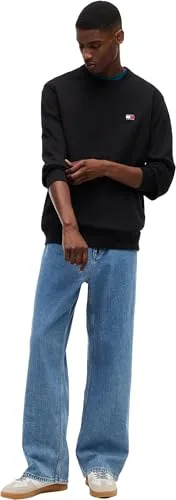 Tommy Jeans ▫️ TJM Reg Badge Crew Ext Dm0dm21921 Camisola sem botões para homem 4