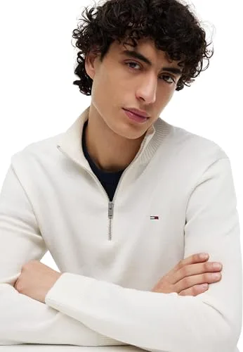 Tommy Jeans ▫️ Casaco com fecho de correr para homem, modelo Light, com gola alta 3