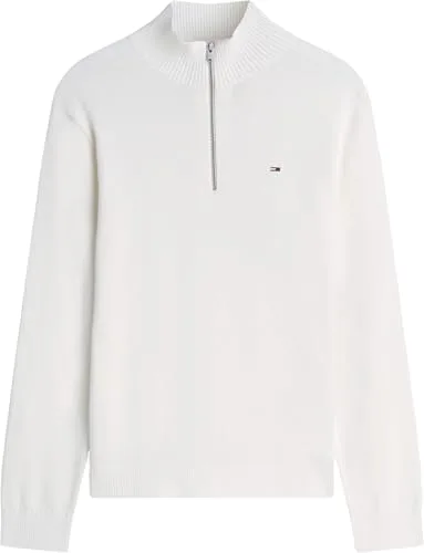 Tommy Jeans ▫️ Casaco com fecho de correr para homem, modelo Light, com gola alta 5