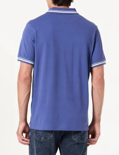 Tommy Jeans ▫️ TJM Reg Tipped Polo Ext Dm0dm22700 Polo de manga curta para homem 3
