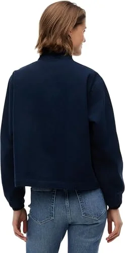 Tommy Jeans ▫️ Casaco de meia-estação para mulher Zip Cotton com fecho de correr 3