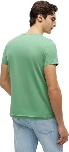 Tommy Hilfiger ▫️ Camiseta de manga curta para homem, elástica, corte justo, com gola redonda 2