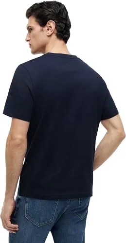 Tommy Hilfiger ▫️ Conjunto de 2 T-shirts com Estampado no Peito, Reg, Mw0mw45091, T-shirt de manga curta para homem 3