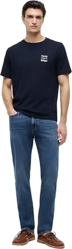 Tommy Hilfiger ▫️ Conjunto de 2 T-shirts com Estampado no Peito, Reg, Mw0mw45091, T-shirt de manga curta para homem 5
