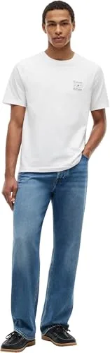 Tommy Hilfiger ▫️ Conjunto de 2 T-shirts com Estampado no Peito, Reg, Mw0mw45091, T-shirt de manga curta para homem 5