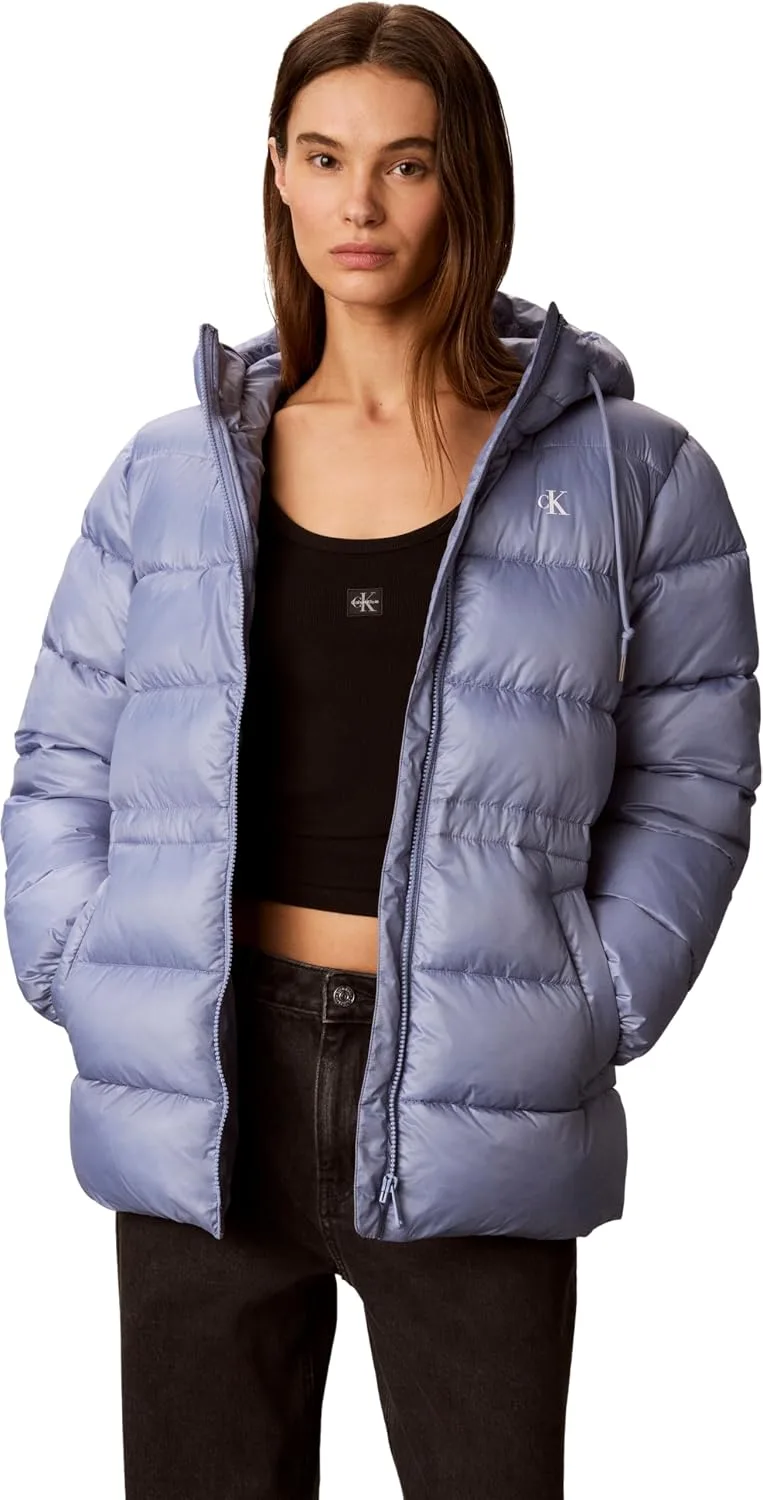 Calvin Klein ▫️ Casaco acolchoado Lw Mid Logo Lv047g508g - Casacos para mulher