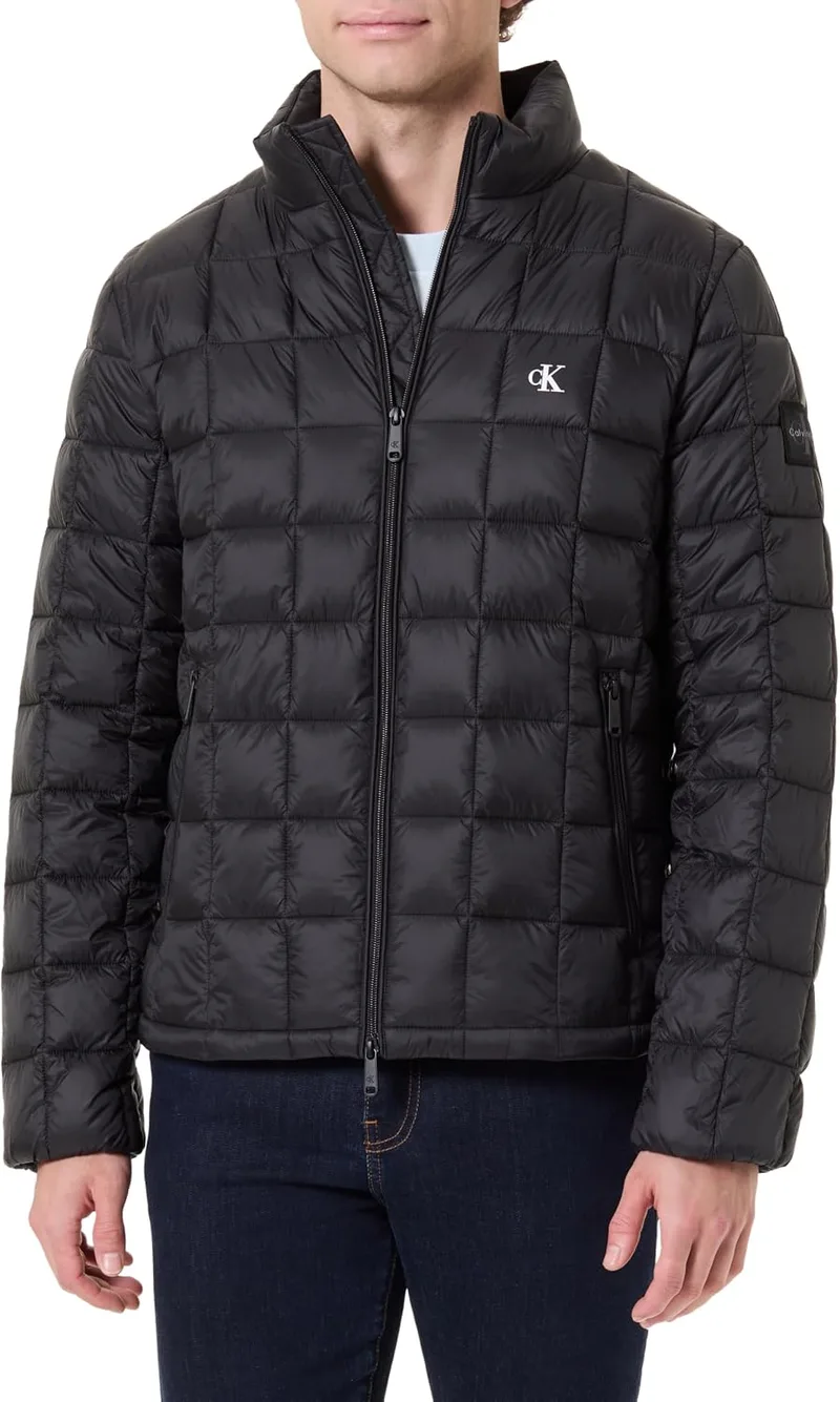 Calvin Klein ▫️ Ls Ultrltwt Nylon Quilited Puffe Lv04rg506g Casacos para homem